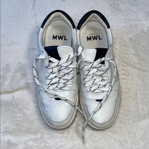 Madewell White and Black Women's Sneakers